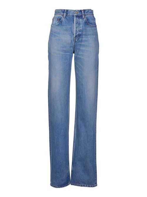 JEANS A GAMBA DRITTA IN DENIM SAINT LAURENT | 771399Y13KB5272